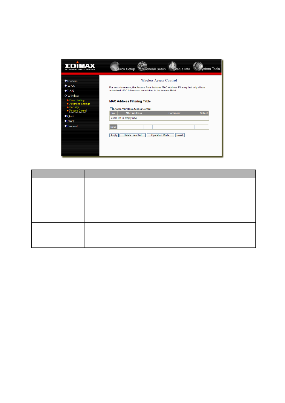 4 access control | Edimax Technology BR-6218Mg User Manual | Page 35 / 58