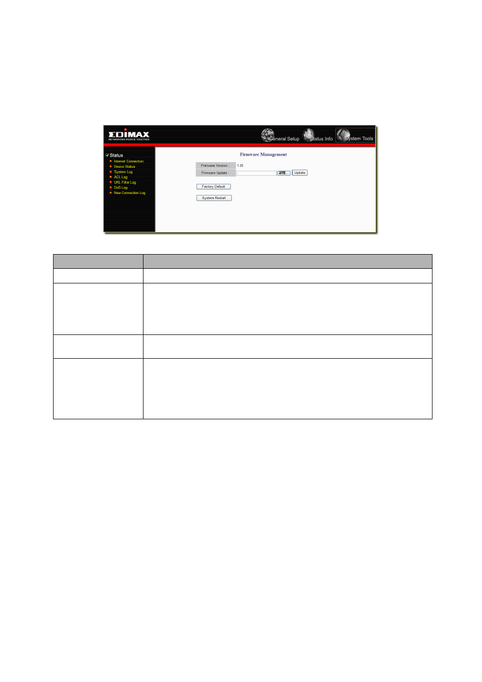 Chapter 4, Tool | Edimax Technology BR-6218Mg User Manual | Page 55 / 58