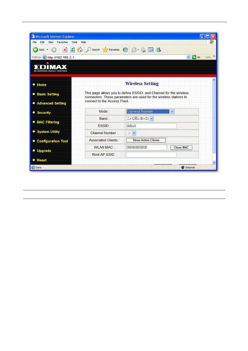 Parameter description | Edimax Technology EW-7206PDg User Manual | Page 19 / 47
