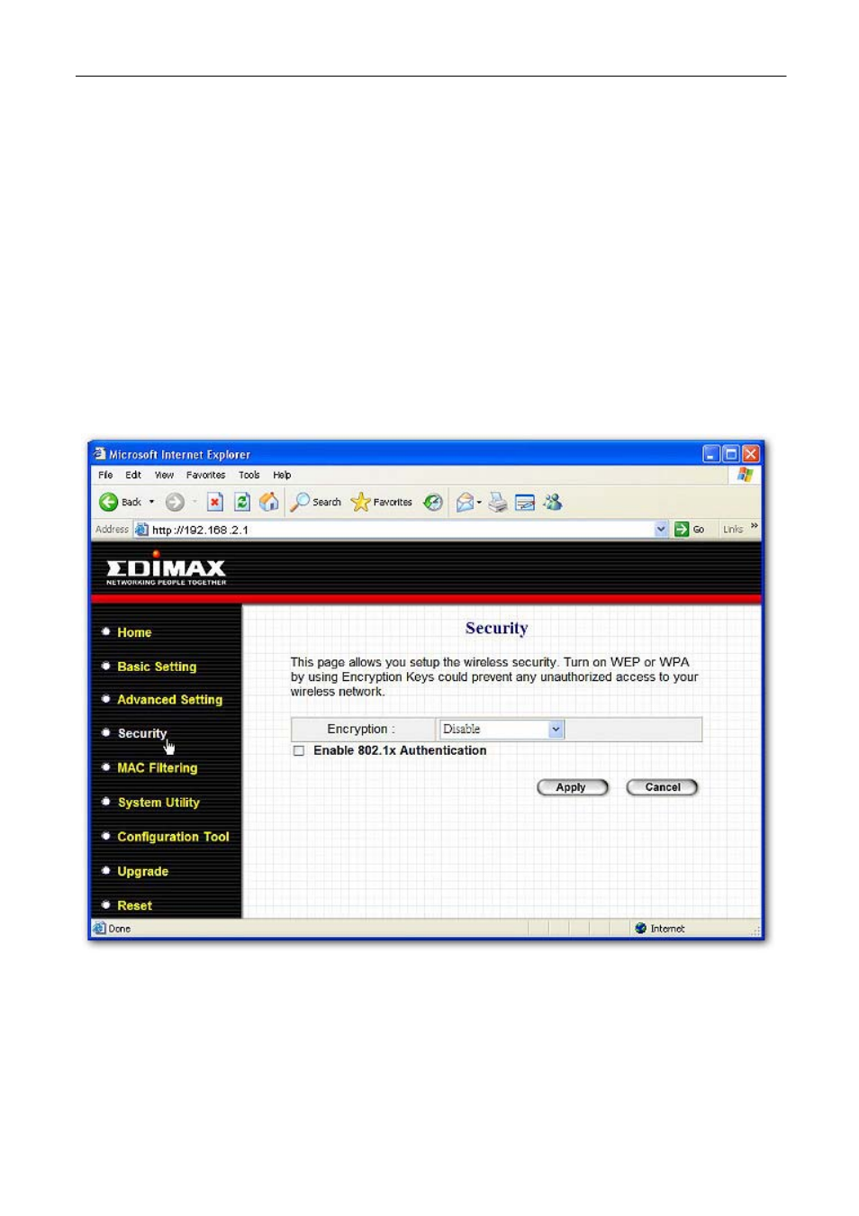 4 security | Edimax Technology EW-7206PDg User Manual | Page 27 / 47