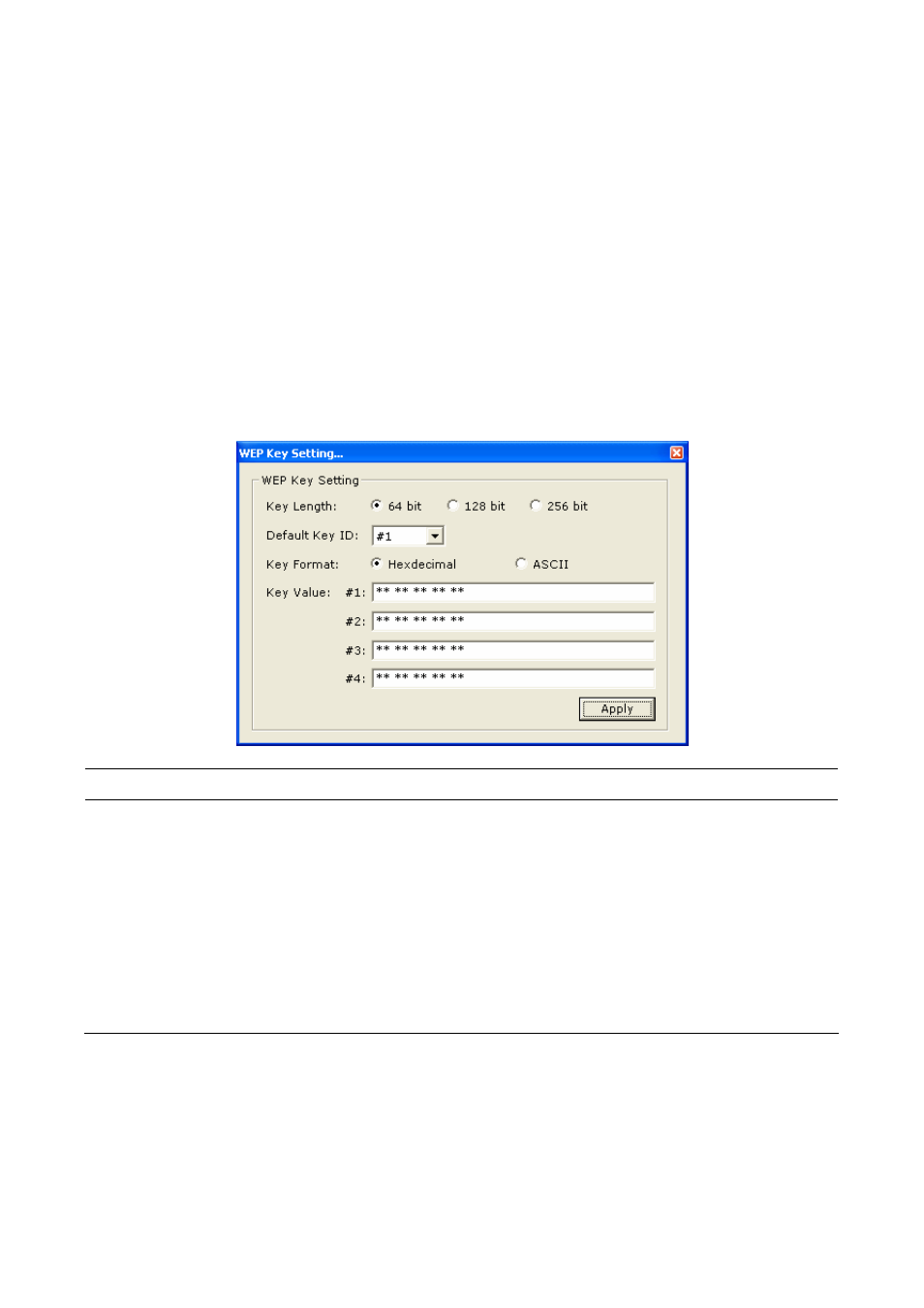 3 wep and wpa encryption, 1 wep setting, Wep se tti ng | Edimax Technology pmn802.11b/g WLAN USB adapter with Wi-Fi Detector User Manual | Page 22 / 34