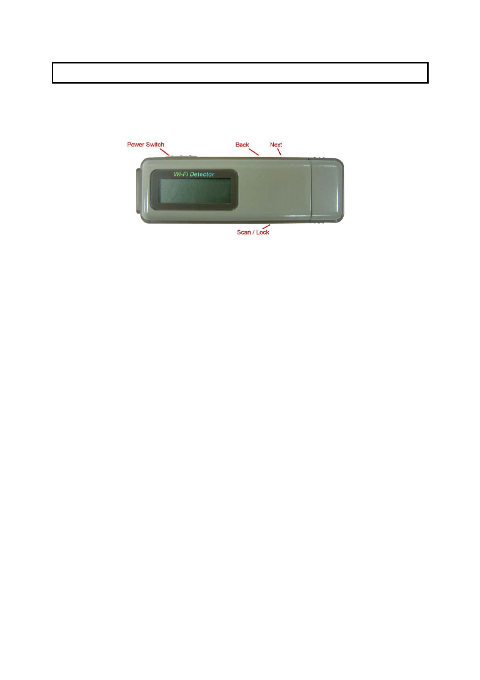 The outward appearance of the wi-fi detector, 2 the outward appearance of the wi-fi detector | Edimax Technology pmn802.11b/g WLAN USB adapter with Wi-Fi Detector User Manual | Page 8 / 34