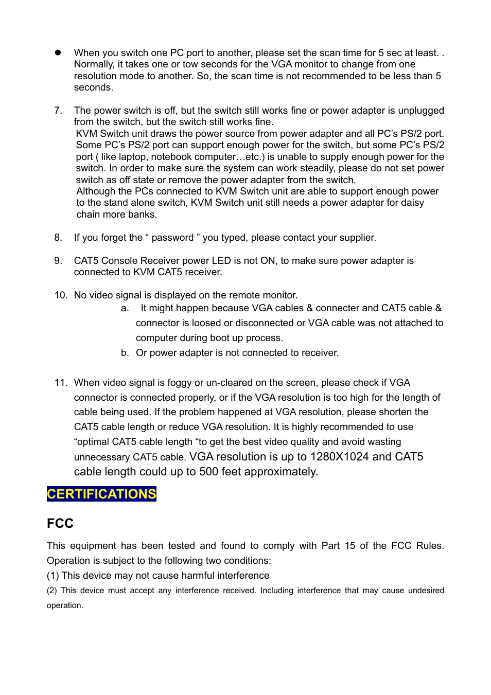 Certifications, Ce – certificate, Certifications fcc | Edimax Technology Two-console 16 port PS/2 KVM Switch User Manual | Page 19 / 20