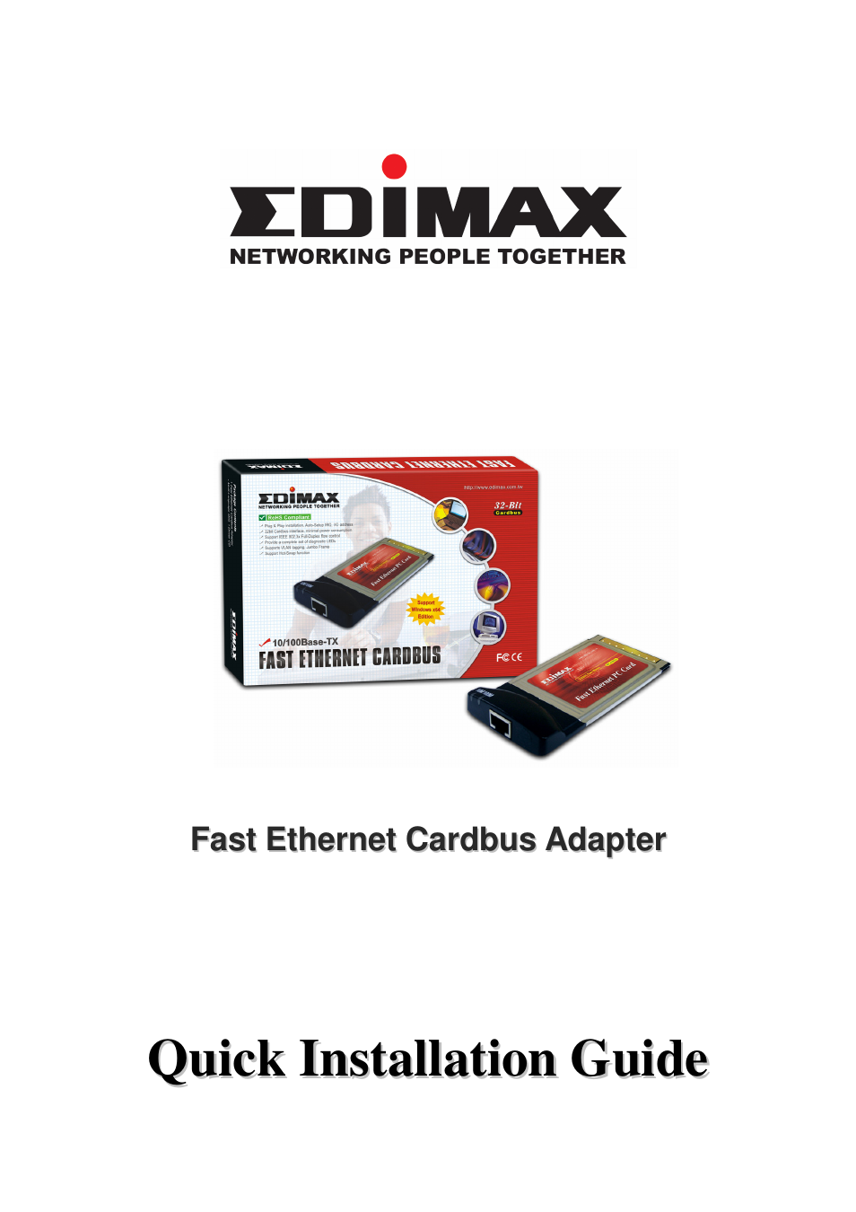 Edimax Technology Ethernet Cardbus Adapter User Manual | 21 pages