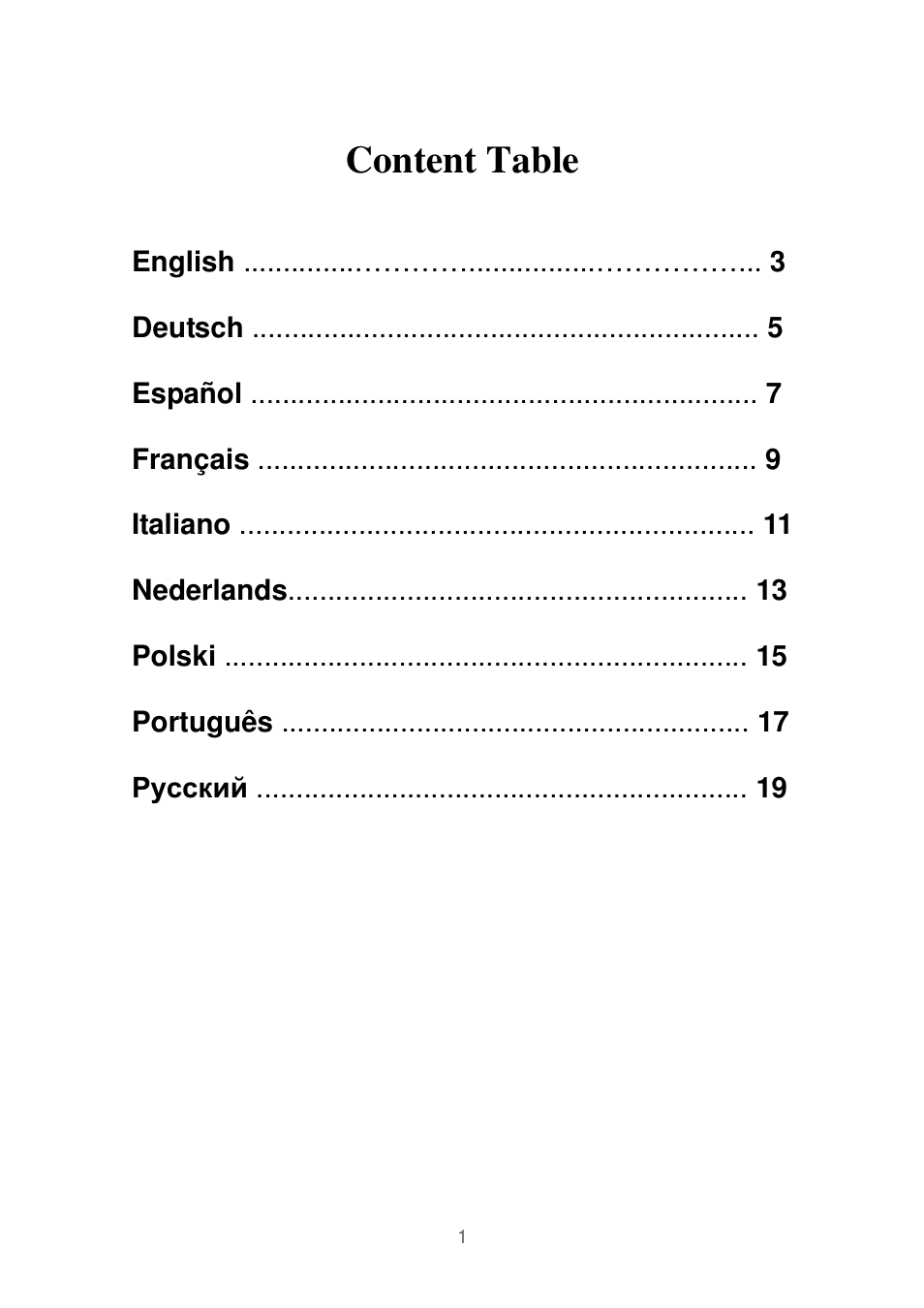 Content table | Edimax Technology Ethernet Cardbus Adapter User Manual | Page 2 / 21