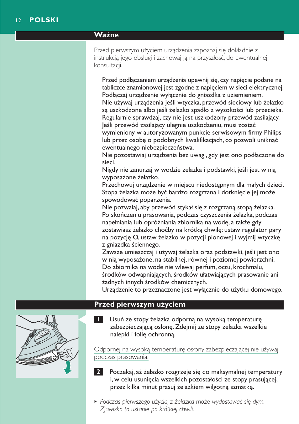 Philips GC4250 User Manual | Page 12 / 76