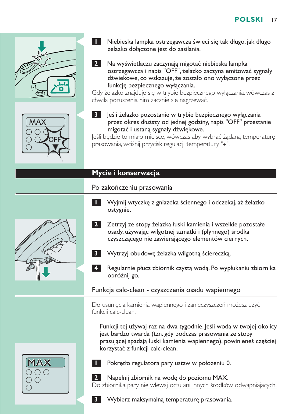 Philips GC4250 User Manual | Page 17 / 76