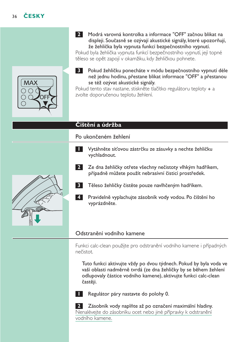 Philips GC4250 User Manual | Page 36 / 76