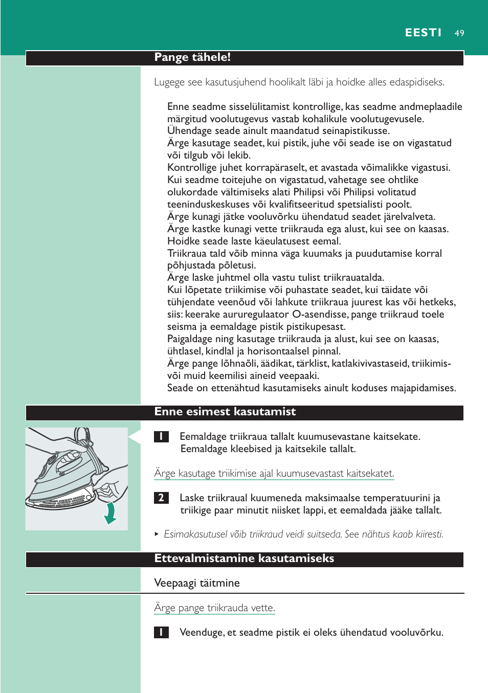 Philips GC4250 User Manual | Page 49 / 76