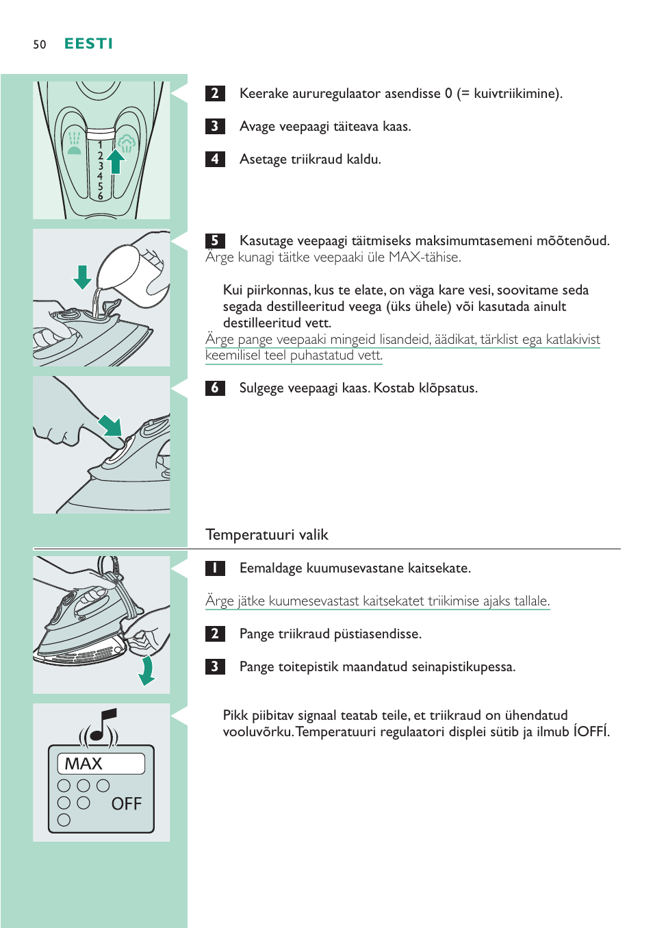 Philips GC4250 User Manual | Page 50 / 76