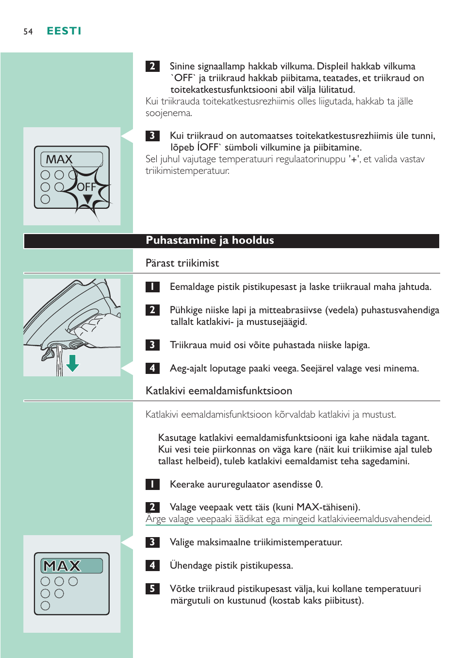 Philips GC4250 User Manual | Page 54 / 76