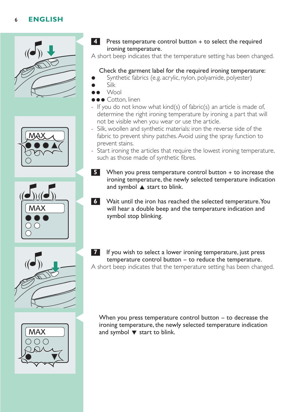 Philips GC4250 User Manual | Page 6 / 76