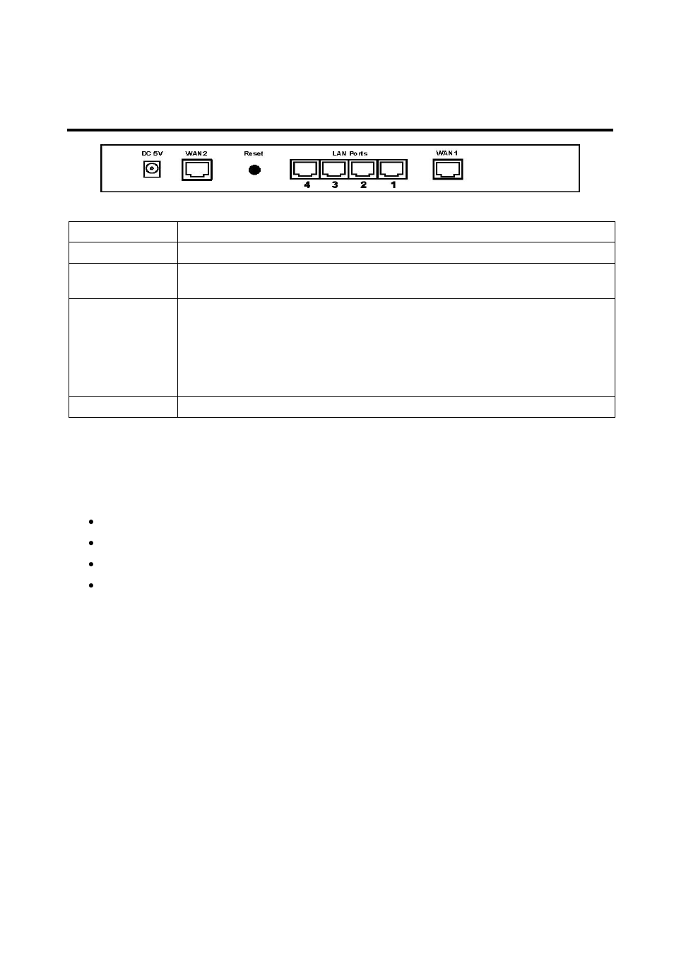 Rear panel | Edimax Technology Edimax user guide Router User Manual | Page 10 / 81