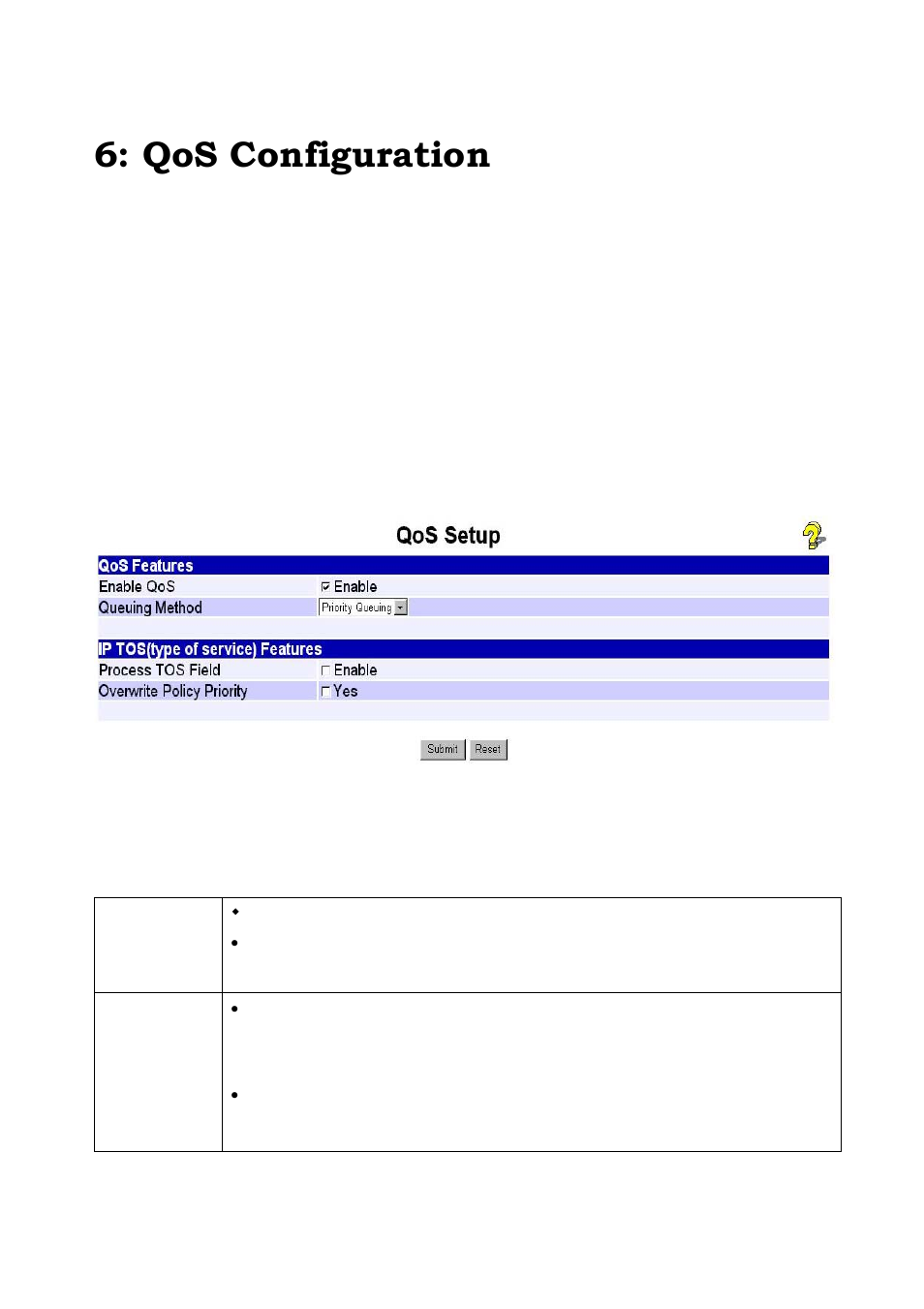 Qos configuration, Overview, Qos setup | Edimax Technology Edimax user guide Router User Manual | Page 54 / 81
