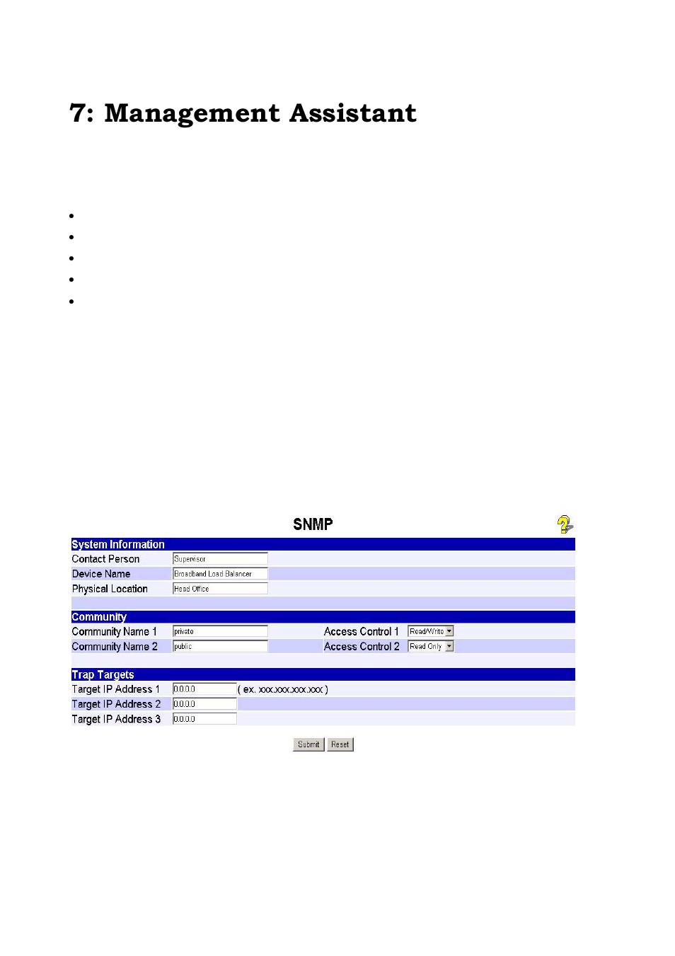 Management assistant, Overview, Snmp | Edimax Technology Edimax user guide Router User Manual | Page 56 / 81