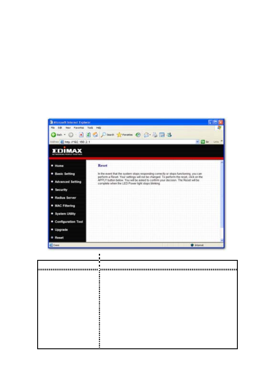 10 res et | Edimax Technology Wireless LAN Access Point User Manual | Page 42 / 44