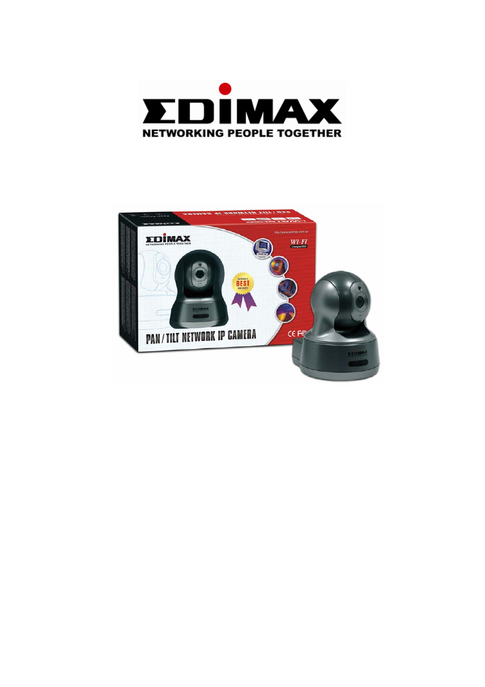 Edimax Technology i-Watcher Pan/Tilt Internet IP Camera User Manual | 45 pages