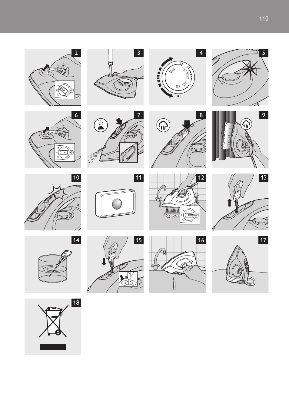 Philips GC1705 User Manual | Page 110 / 112