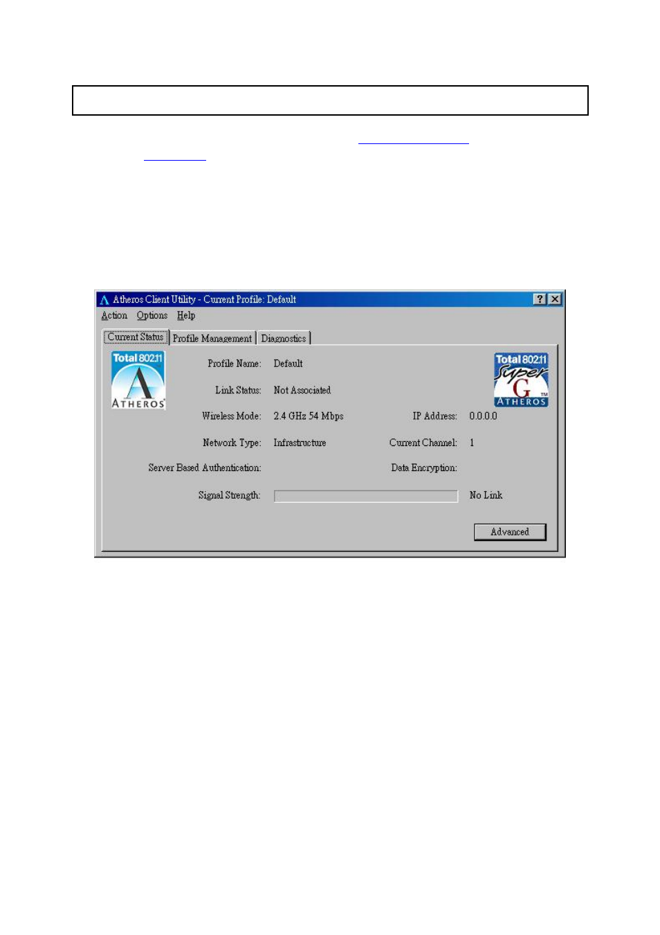 1 wireless connection status, Confi guration uti li ty, Ir eless | Onnection, Tatus, 3 configuration utility | Edimax Technology Edimax Wireless LAN Cardbus Adapter User Manual | Page 16 / 34