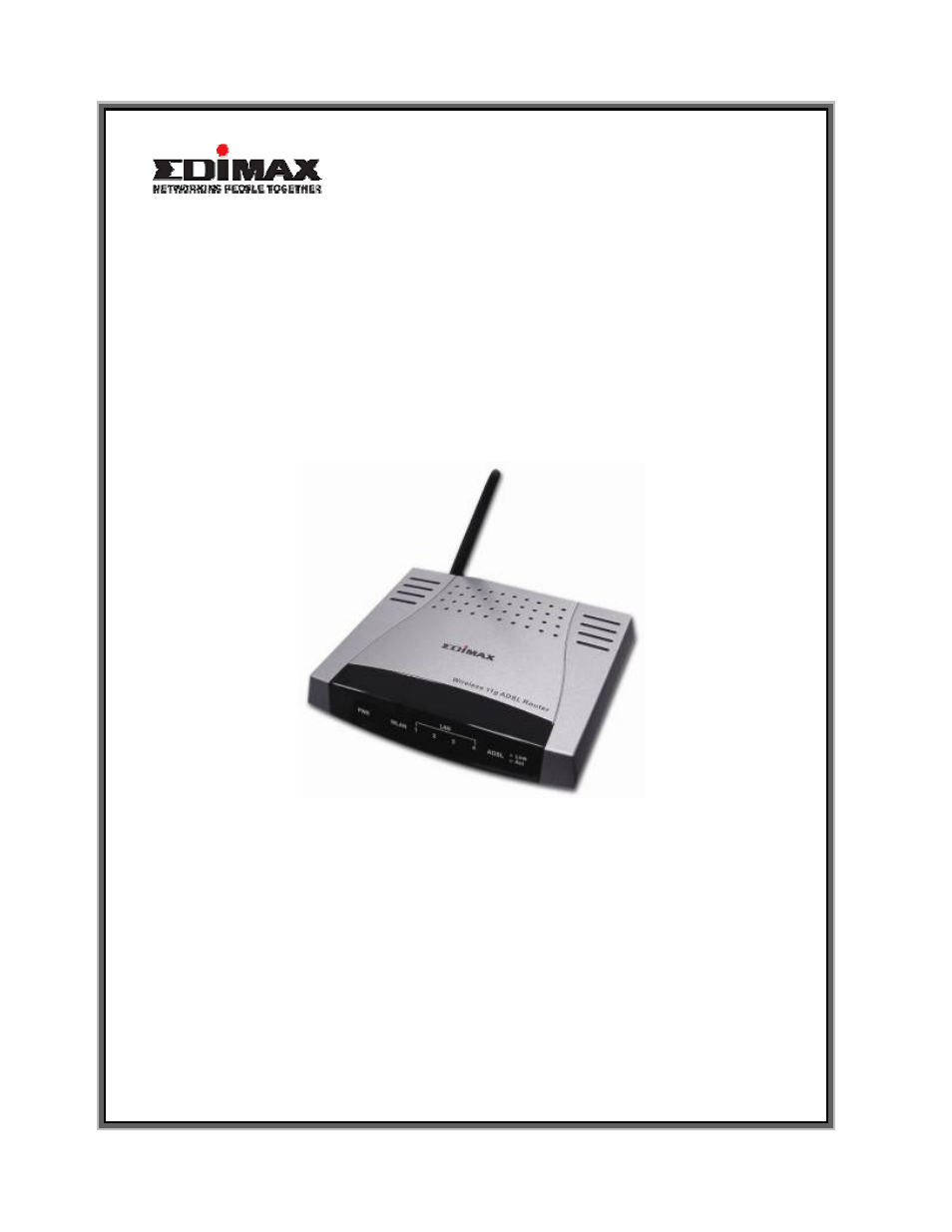 Edimax Technology AR-6024WG User Manual | 73 pages