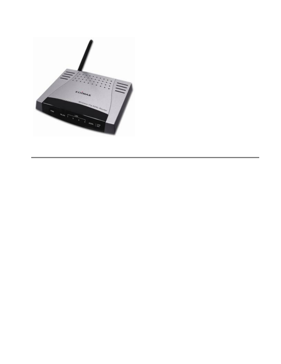 4 port adsl wireless router | Edimax Technology AR-6024WG User Manual | Page 12 / 73