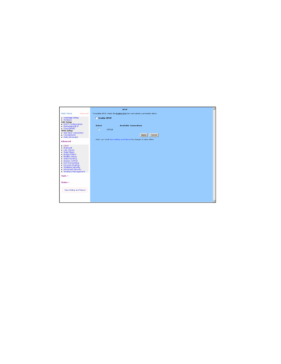 Advanced, Upnp | Edimax Technology AR-6024WG User Manual | Page 38 / 73