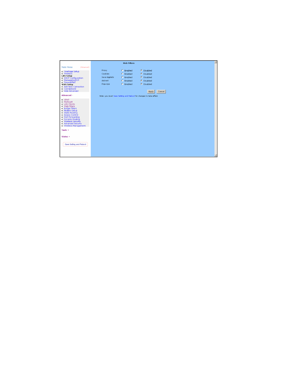 Web filters | Edimax Technology AR-6024WG User Manual | Page 41 / 73