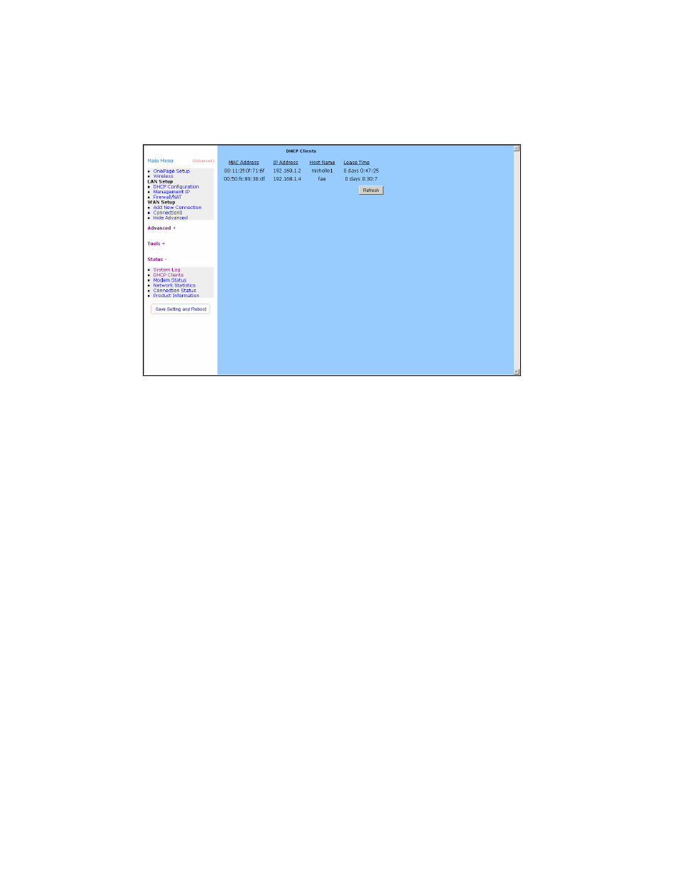 Dhcp clients | Edimax Technology AR-6024WG User Manual | Page 64 / 73