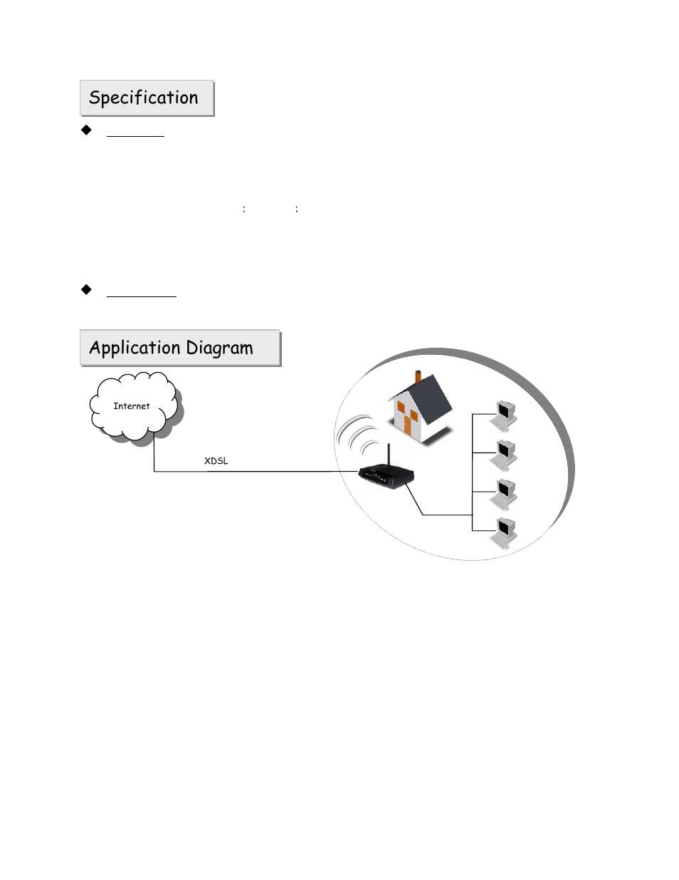 Specification, Application diagram | Edimax Technology AR-6024WG User Manual | Page 9 / 73