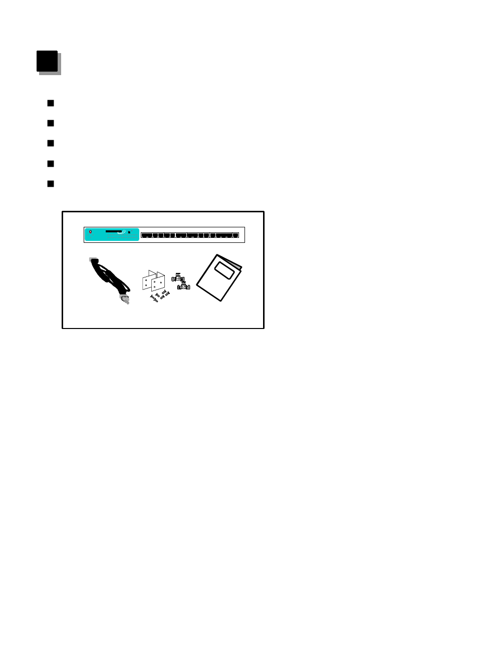 Package contents, Figure 3-1 package contents, Lpr ofe s s | Edimax Technology ER-5398S User Manual | Page 6 / 13