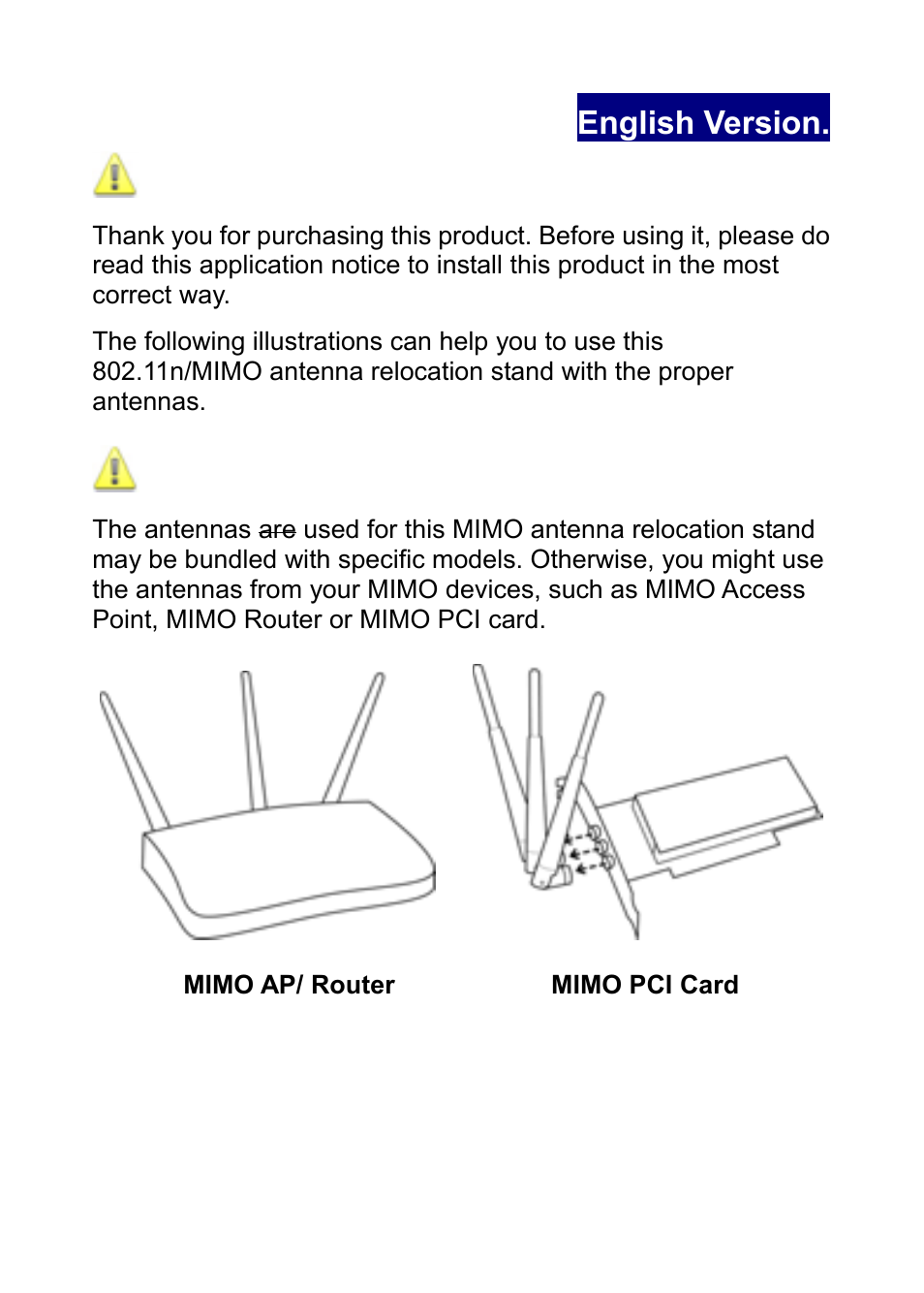 Edimax Technology 802.11n/MIMO Antenna Relocation Stand EA-MARS User Manual | Page 4 / 14