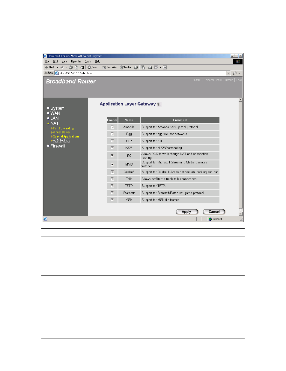 4 alg settings | Edimax Technology BR6101 User Manual | Page 52 / 78