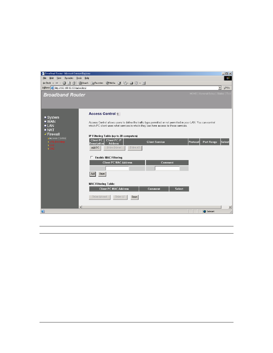 1 access control | Edimax Technology BR6101 User Manual | Page 54 / 78