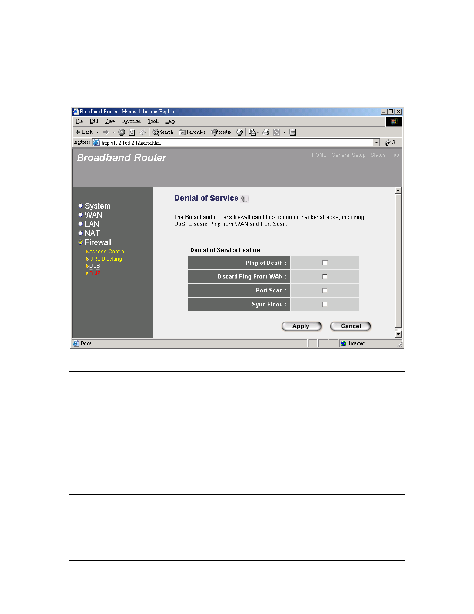 3 denial of service (dos) | Edimax Technology BR6101 User Manual | Page 61 / 78