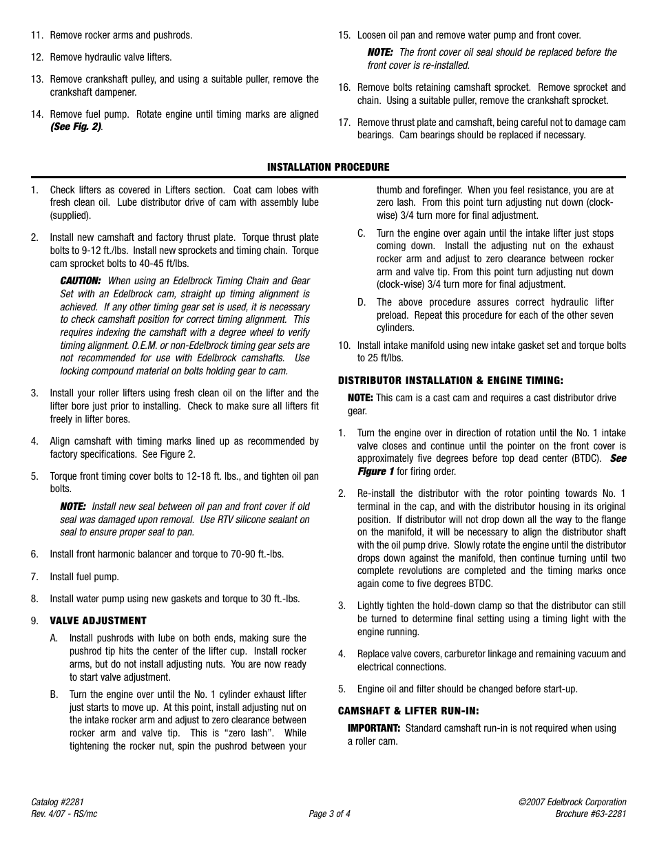 Edelbrock 351 User Manual | Page 3 / 4