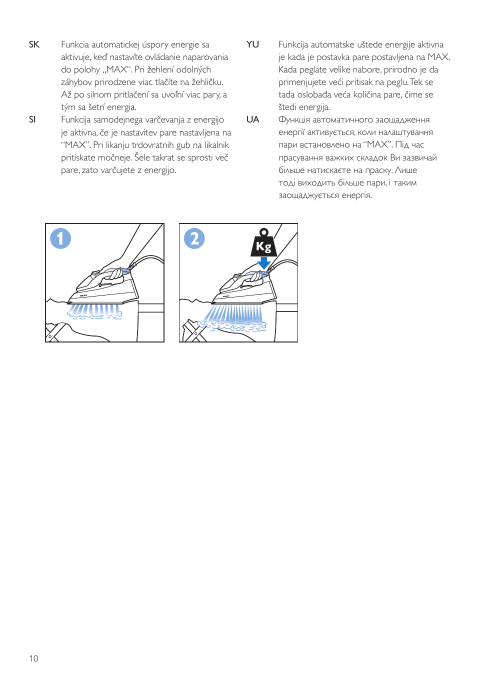Philips GC3720 User Manual | Page 10 / 28