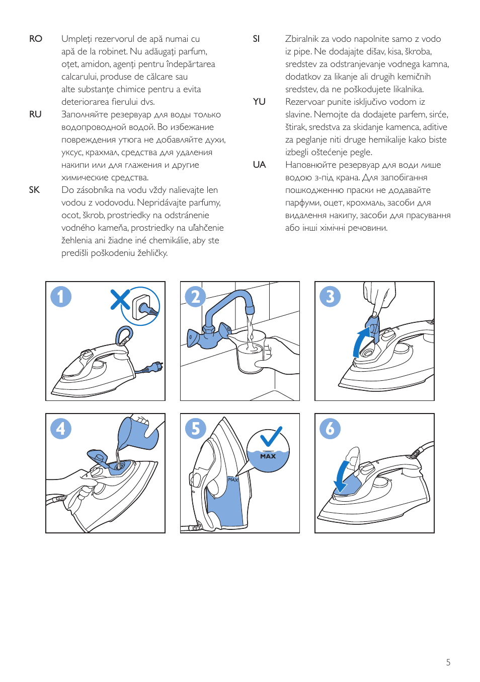 Philips GC3720 User Manual | Page 5 / 28