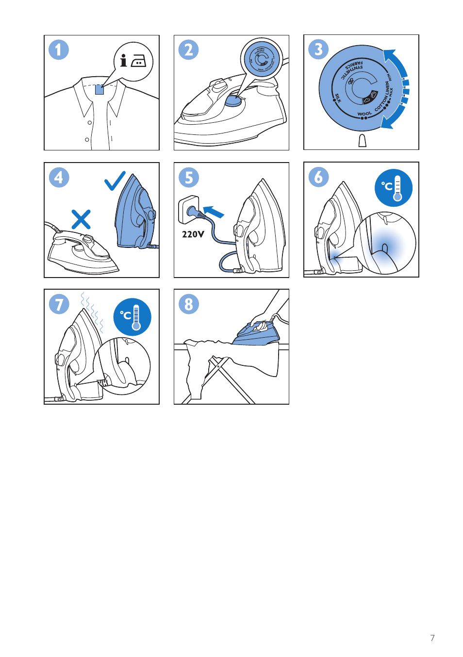 Philips GC3720 User Manual | Page 7 / 28