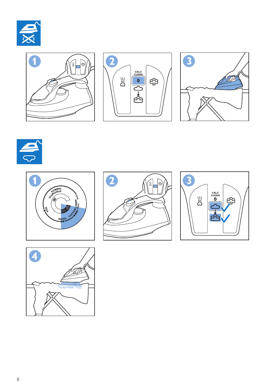 Philips GC3720 User Manual | Page 8 / 28