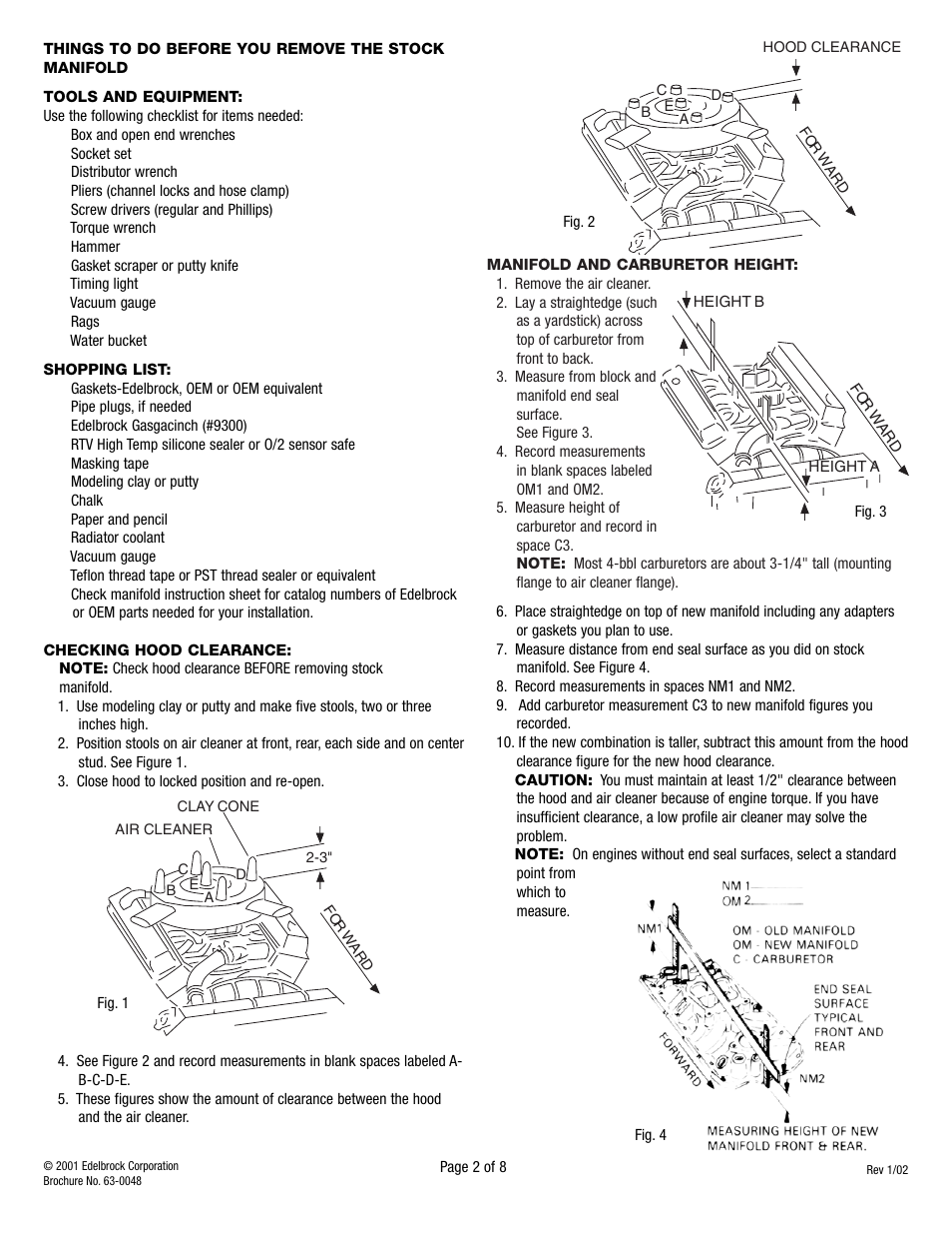 Edelbrock 330/350/403 User Manual | Page 4 / 10