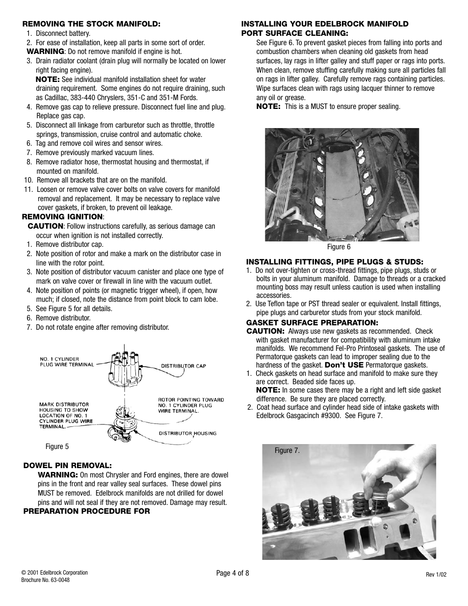 Edelbrock 330/350/403 User Manual | Page 6 / 10