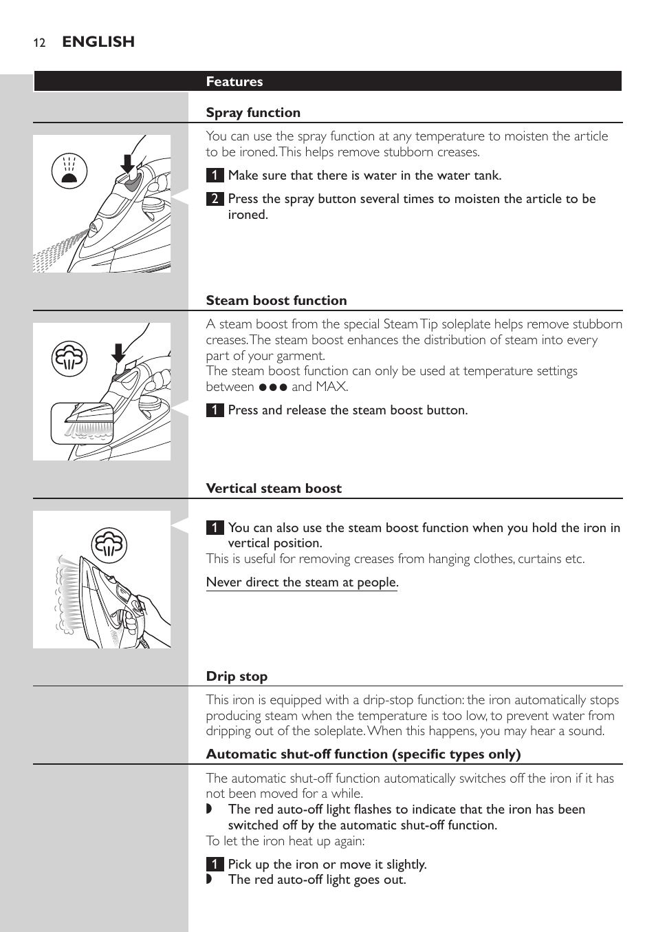 Philips GC4850 User Manual | Page 12 / 198