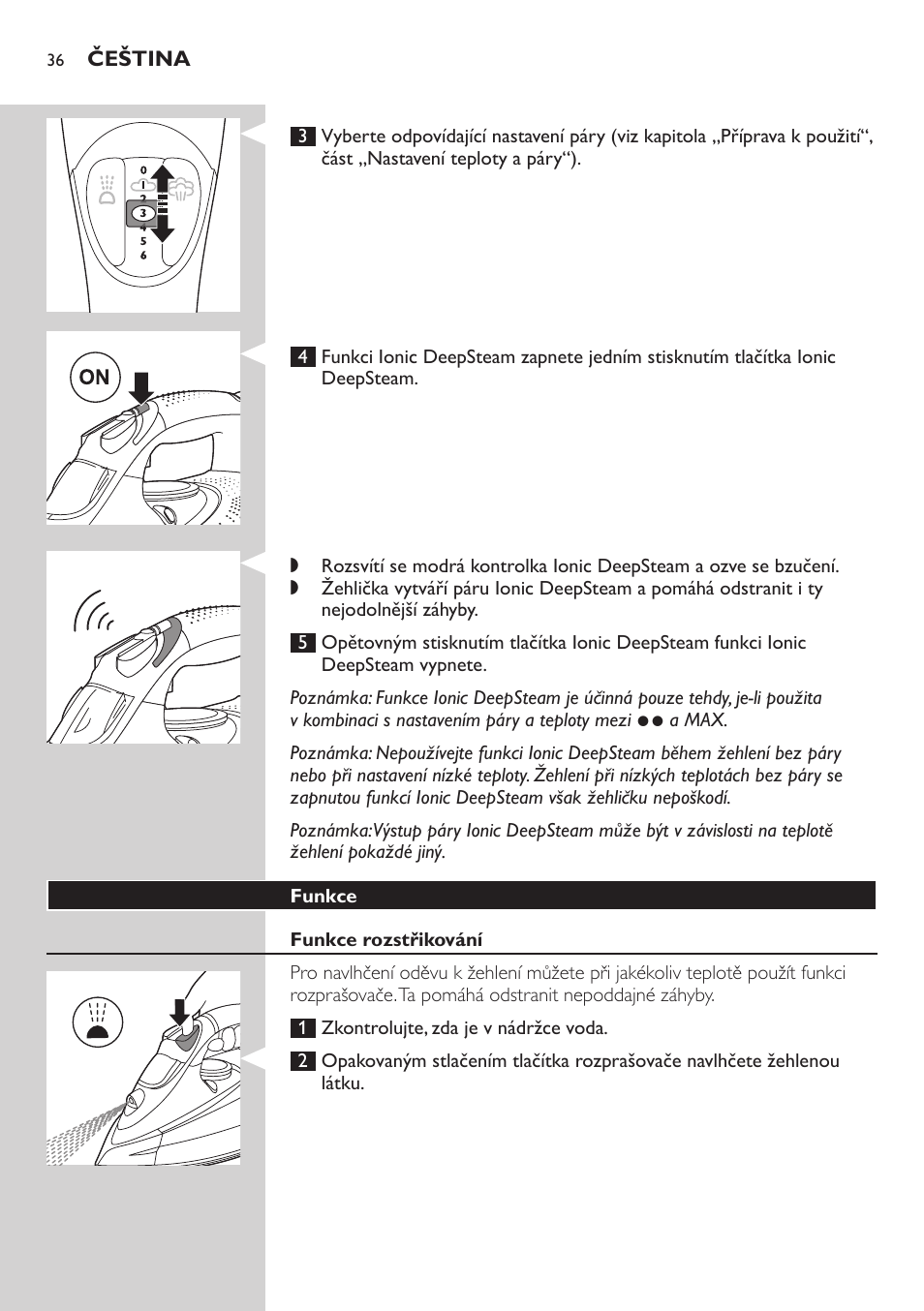 Philips GC4850 User Manual | Page 36 / 198