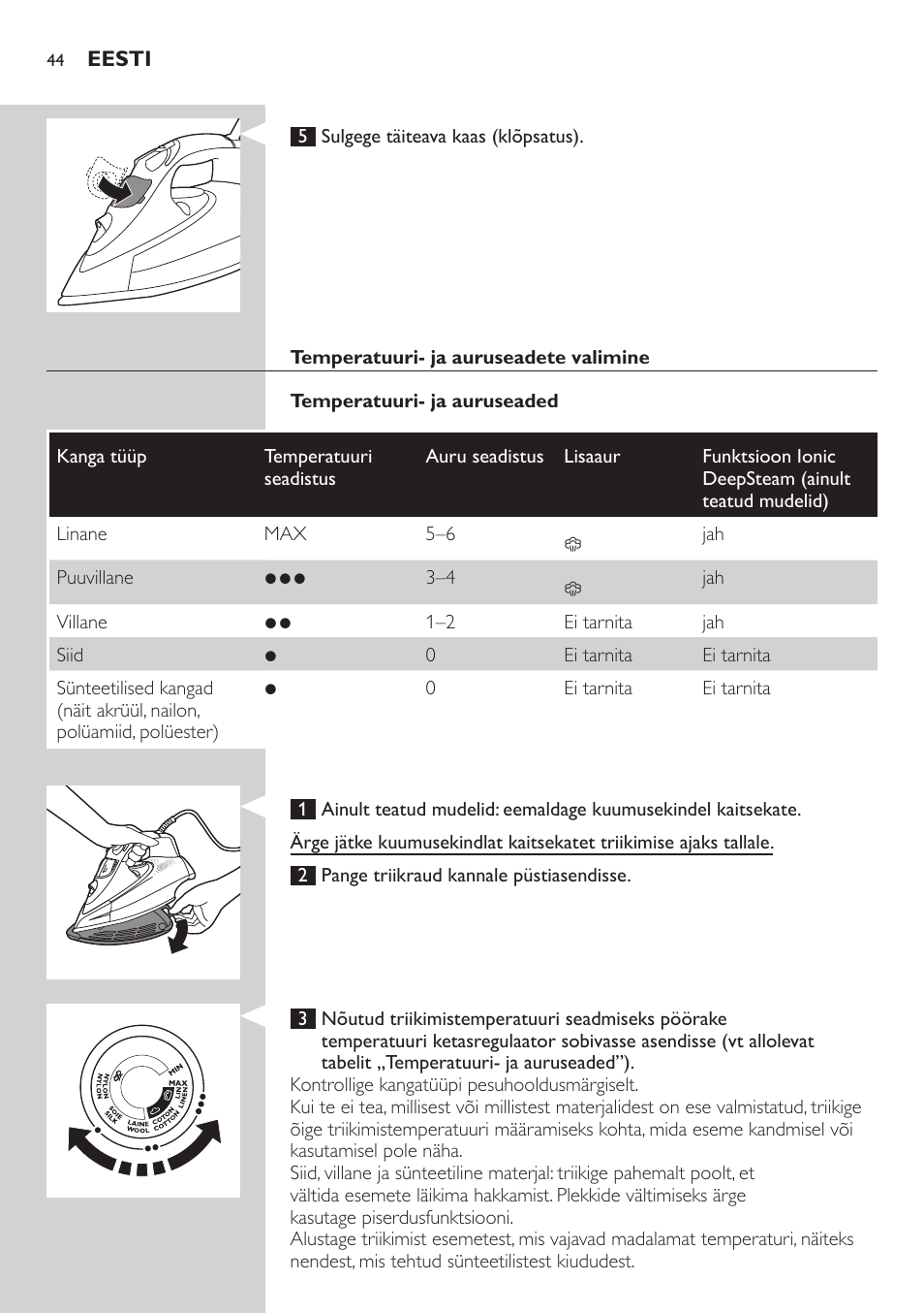 Philips GC4850 User Manual | Page 44 / 198