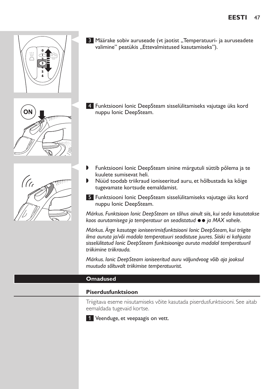 Philips GC4850 User Manual | Page 47 / 198