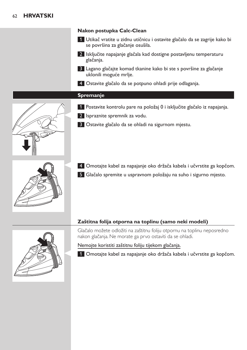Philips GC4850 User Manual | Page 62 / 198