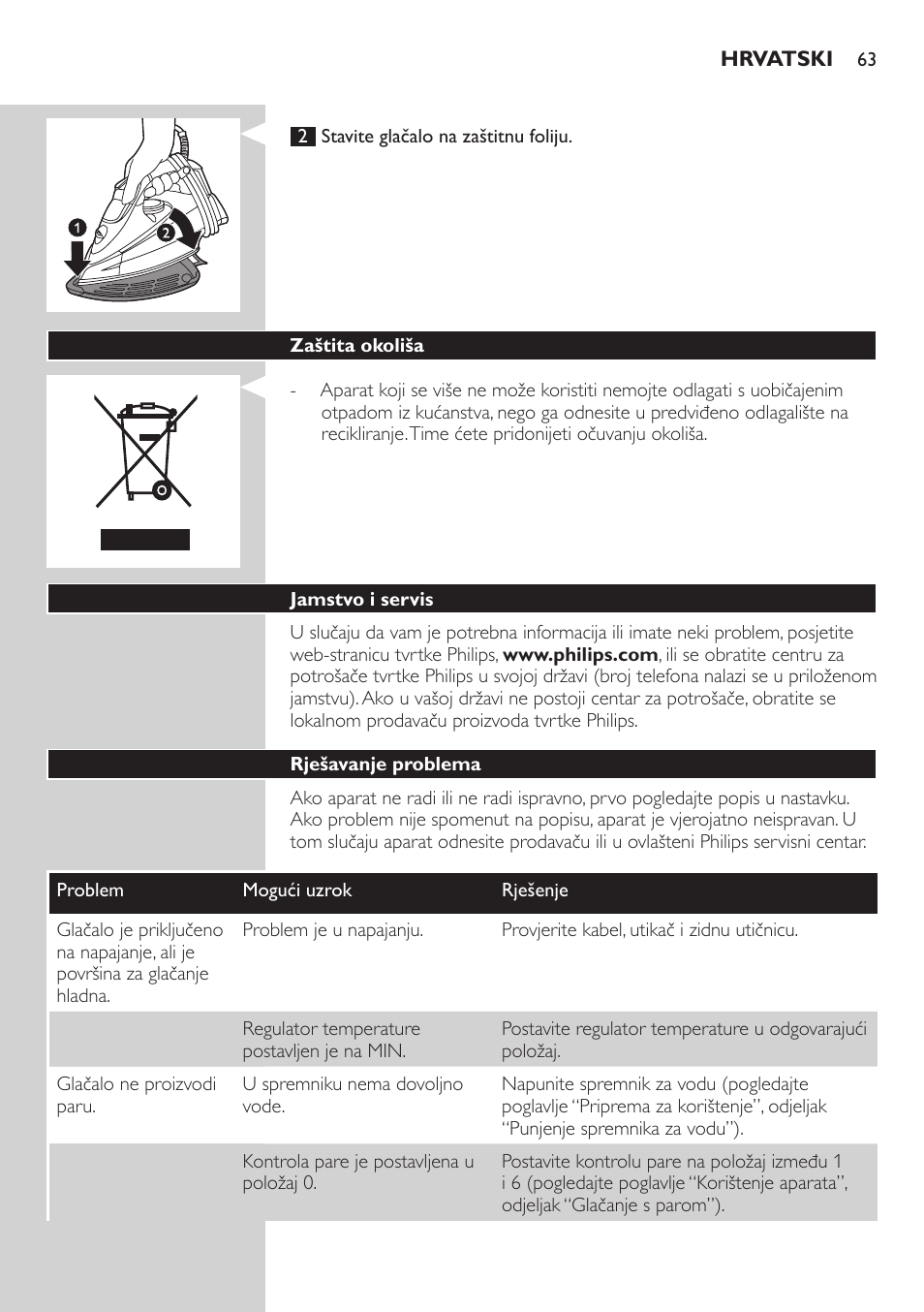 Philips GC4850 User Manual | Page 63 / 198
