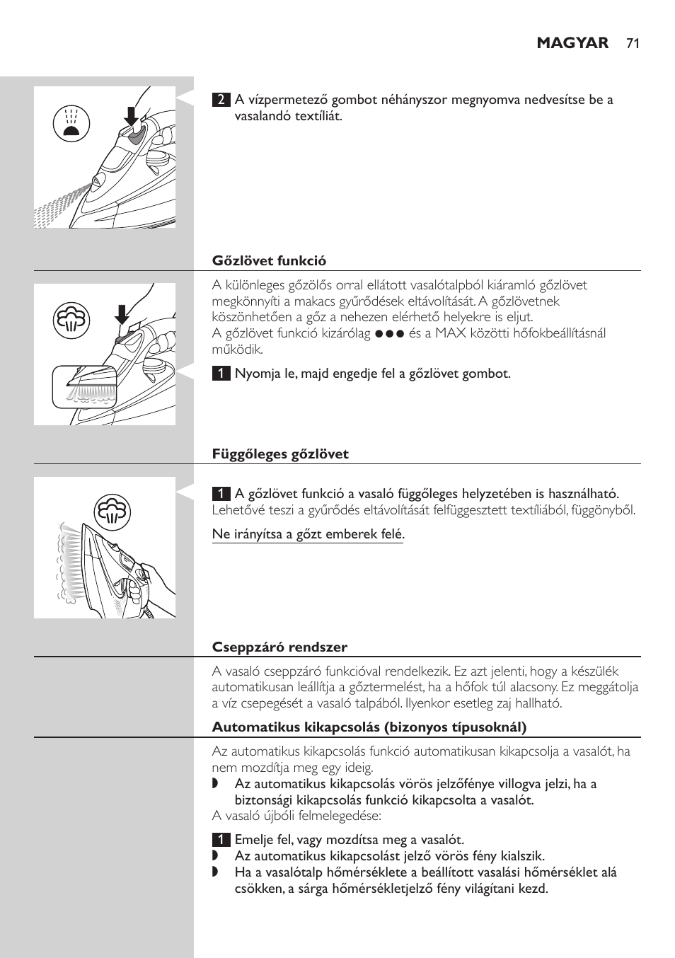 Philips GC4850 User Manual | Page 71 / 198