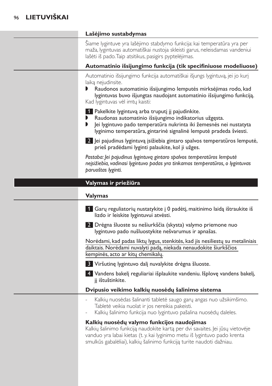 Philips GC4850 User Manual | Page 96 / 198