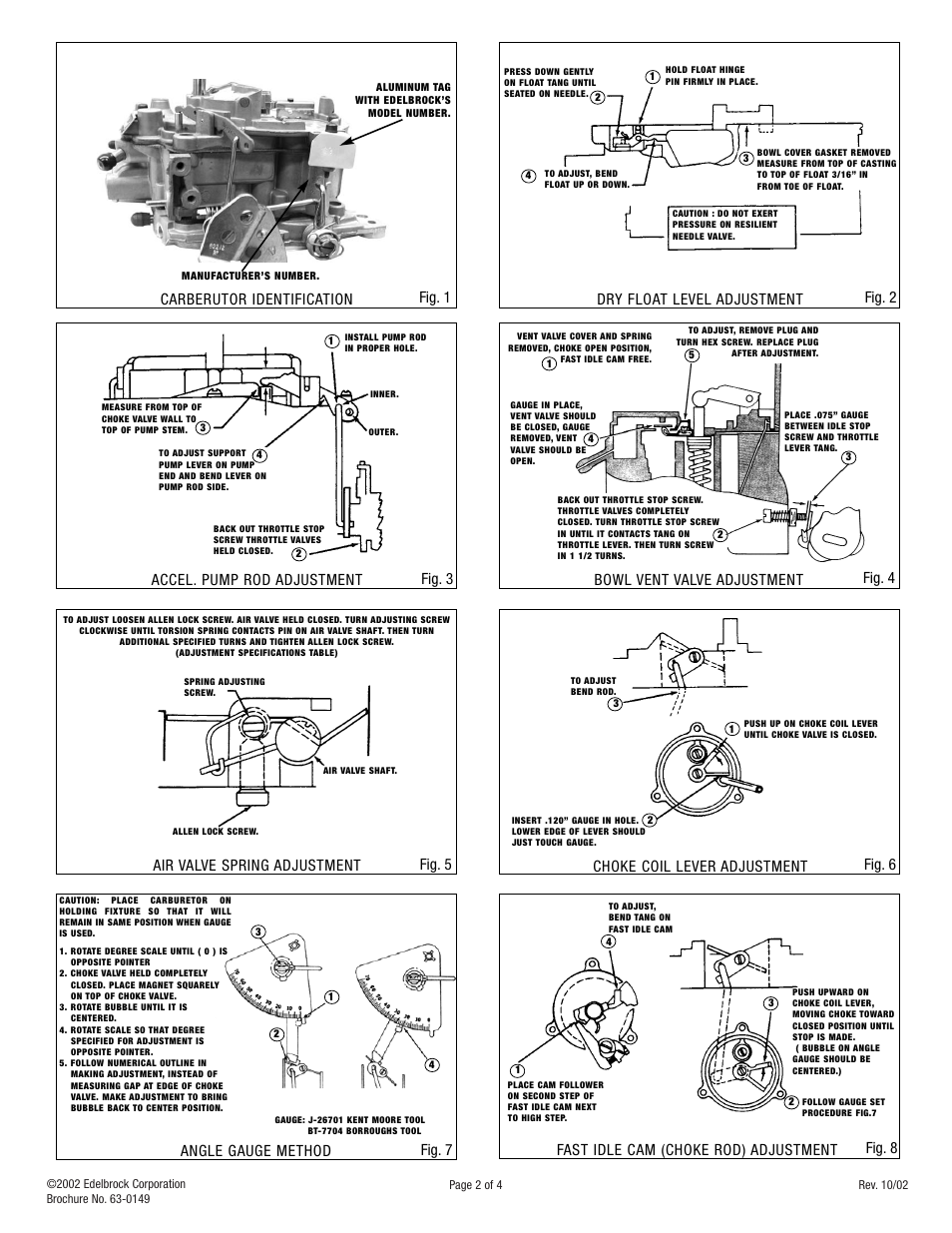 Edelbrock 1910 User Manual | Page 2 / 4